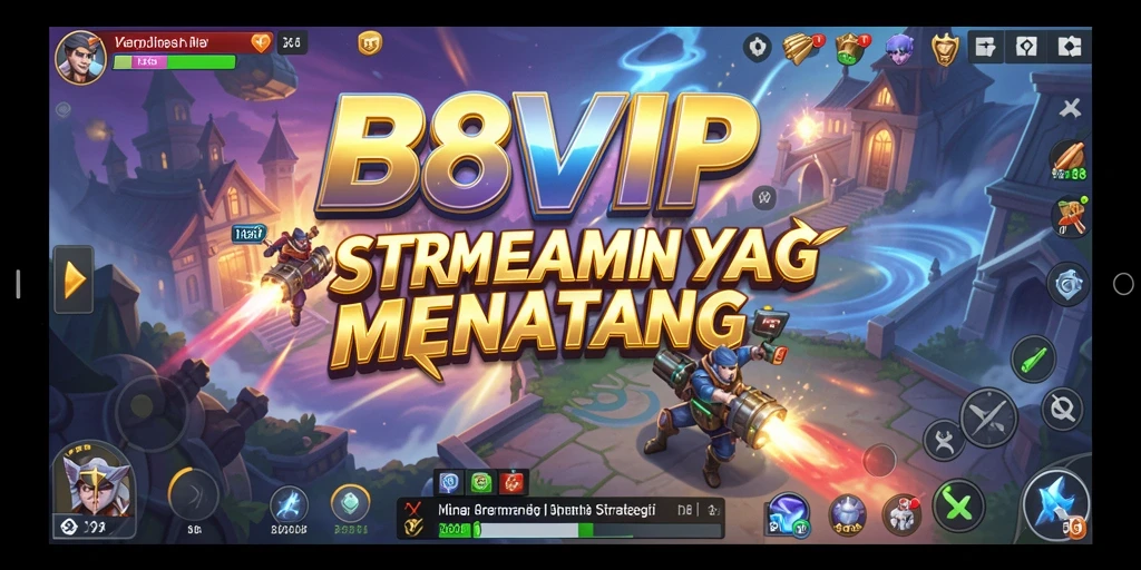 Tampilan gameplay B8VIP yang menegangkan dan strategis.