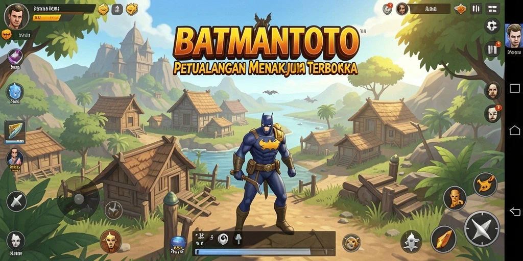 Tangkapan layar dari gameplay dunia terbuka di BATMANTOTO.