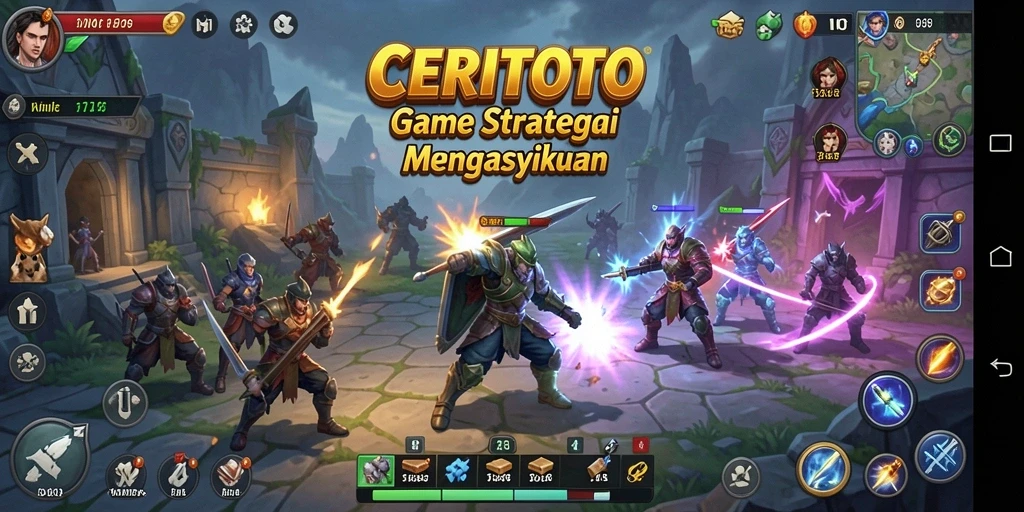 Tampilan seru dari gameplay CERITOTO yang melibatkan strategi mendalam.