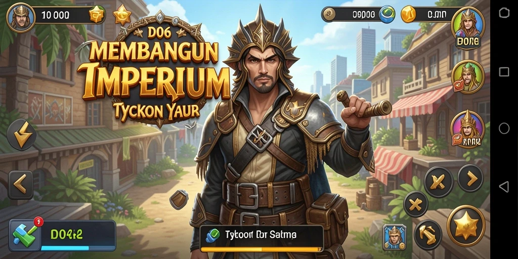 Tampilan gameplay D06 yang menarik dan interaktif di dunia Tycoon.
