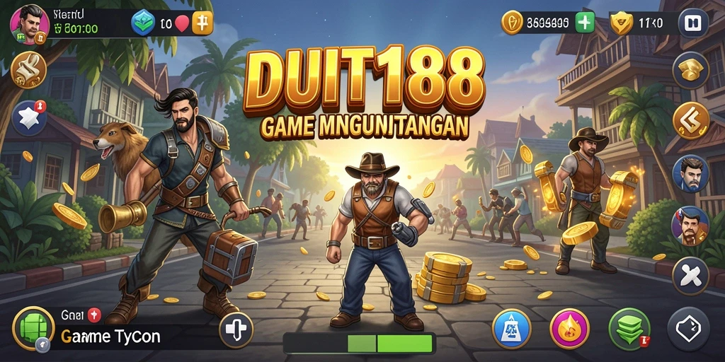 Tangkapan layar gameplay menarik dari DUIT188 yang menunjukkan manajemen bisnis.
