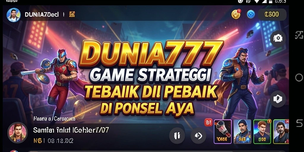 Screenshot DUNIA777 menampilkan aksi pertempuran yang menarik.