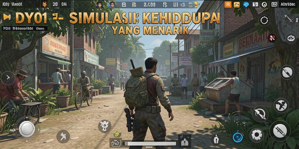 Tampilan gameplay menarik dari DY01 yang menunjukkan interaksi karakter.