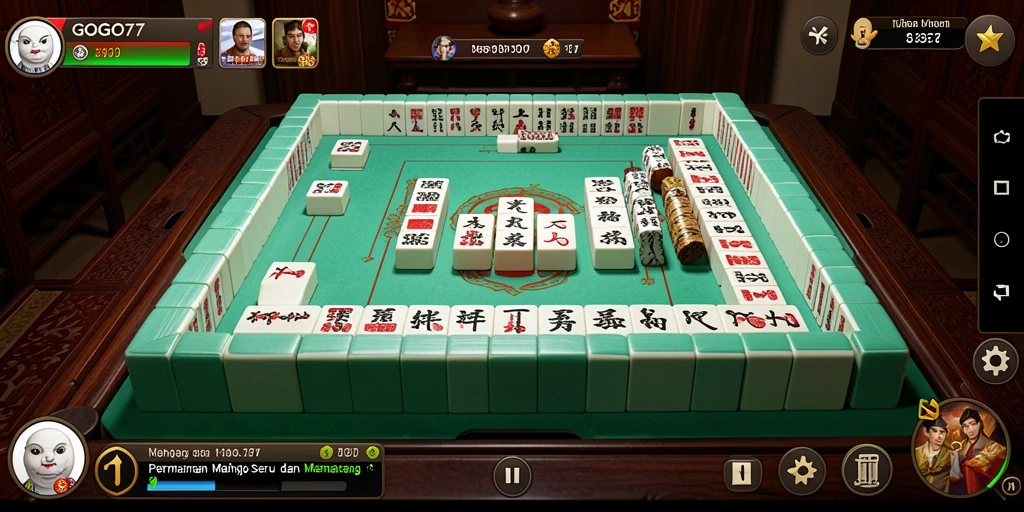 Tampilan gameplay Mahjong menantang dalam GOGO77.