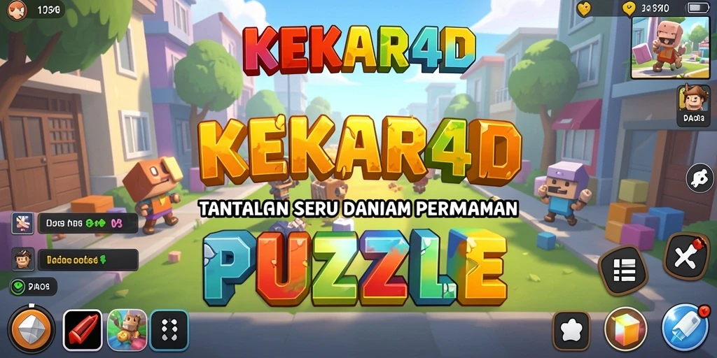 Tampilan gameplay KEKAR4D yang menarik dan menantang dalam permainan Puzzle.