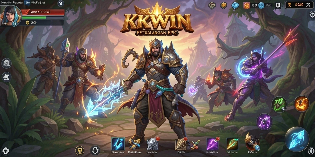 Tampilan gameplay ARPG yang seru dan mendebarkan.