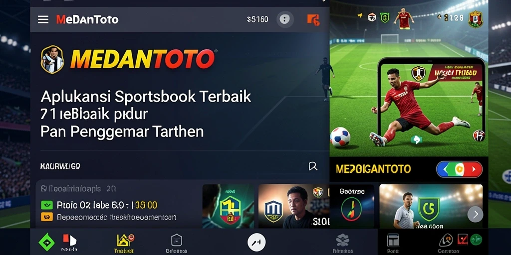 Tampilan screenshot MEDANTOTO menunjukkan pengguna sedang melakukan taruhan pada pertandingan olahraga.