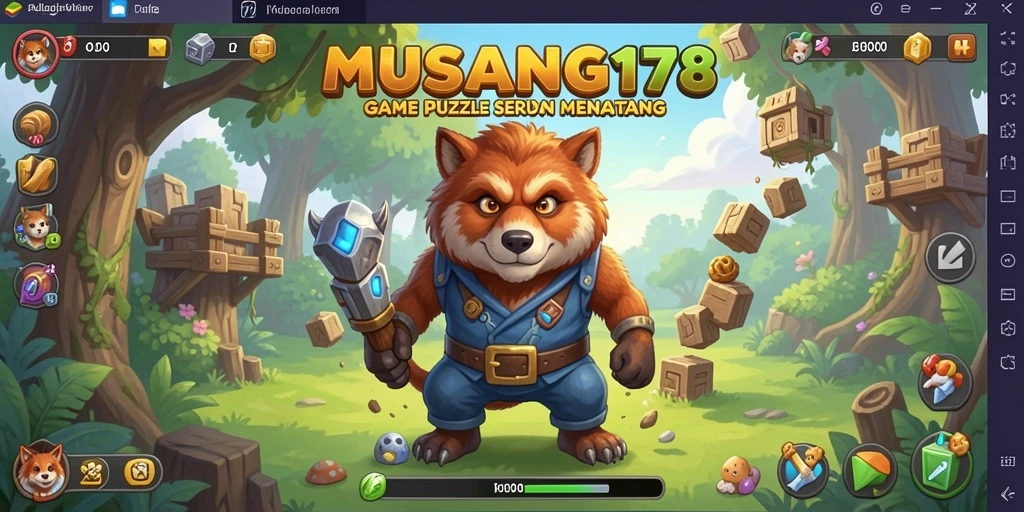 Tampilan screenshot MUSANG178 dengan gameplay Puzzle yang menantang.