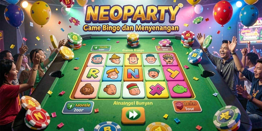 Tampilan gameplay Bingo yang menarik di NEOPARTY.