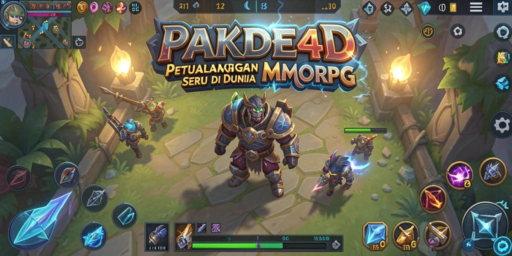 Tampilan gameplay menarik di dunia petualangan PAKDE4D.