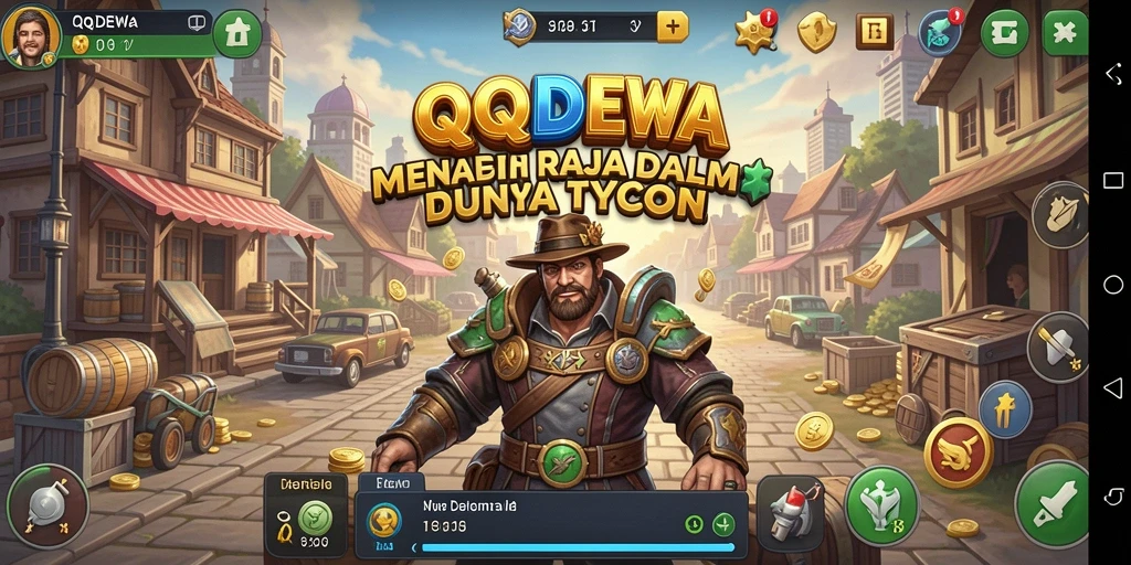 Tampilan gameplay QQDEWA yang seru dan menarik dalam dunia Tycoon.