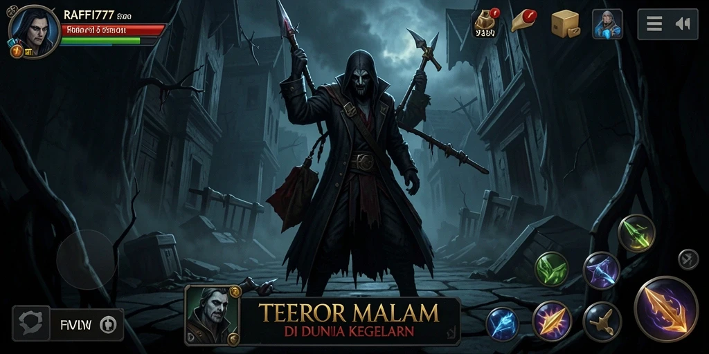Pengalaman gameplay yang menakutkan di dunia kegelapan.