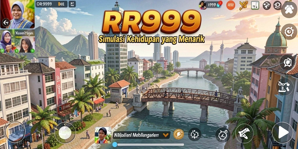Tampilan gameplay RR999 yang menakjubkan dan realistis.