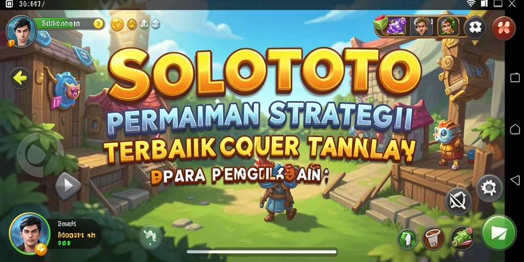Screenshot gameplay SOLOTOTO yang menunjukkan aksi strategi intens.
