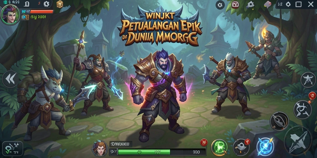 Tampilan gameplay WINJKT yang menakjubkan dengan aksi seru.